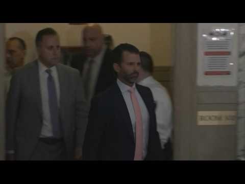 Donald Trump Jr. arrives at court for civil fraud trial