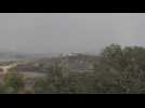 Amid clouds and smoke, Israeli strikes on Gaza continue