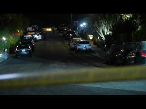 Scene outside house where 'Friends' actor Matthew Perry found dead