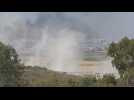 Smoke fills north Gaza sky as Israeli strikes continue for 25th day