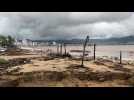 Mexico's Acapulco beach littered with debris after Hurricane Otis