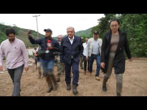 Mexican President makes his way to Acapulco after Hurricane Otis