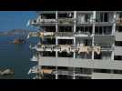 Aerial footage shows Mexican hotel devastated by Hurricane Otis