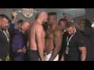 Tyson Fury and Francis Ngannou face off on eve of clash in Riyadh