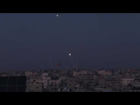 Exchange of fire between Hamas and Israel in Southern Gaza