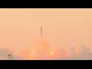 SpaceX launches mega Starship rocket for second test flight