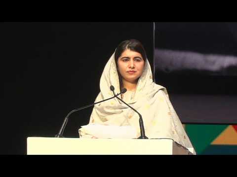 Afghan Taliban 'made girlhood illegal' Malala tells Mandela lecture