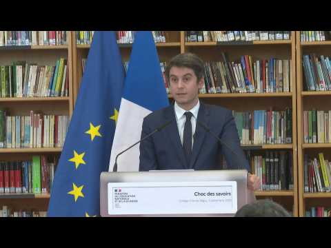 French Education Minister wants pupils to pass exam to enter high school
