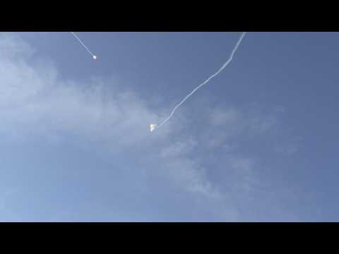 Rockets fired from Gaza intercepted above Israel's Sderot