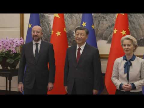 EU leaders meet China's Xi for summit