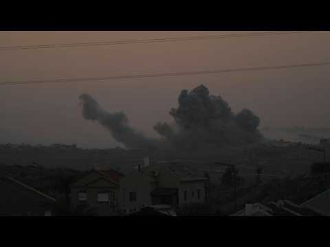 Shelling at sunset over Gaza after Israel-Hamas truce expires