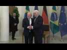 Brazilian President Lula signs guest book of German Presidency