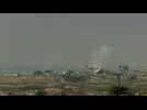 Israeli strikes on northern Gaza seen from Sderot