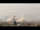 Huge explosion in northern Gaza seen from Israel's Sderot