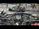 Israeli authorities cordon off site of rocket impact hit in Ashdod