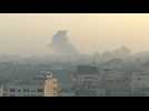 Israeli airstrikes on the Gaza Strip early morning