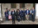 Minute's silence in Arras after French school teacher killing