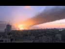 Israeli strikes hit Gaza at dawn on Saturday