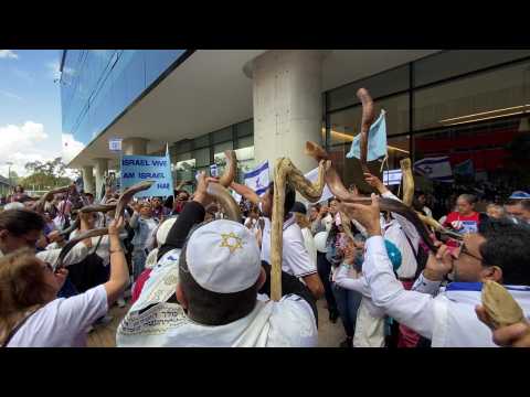 Pro-Israel rally held in Colombian capital after Hamas attacks