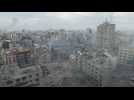 Drone images show massive destruction in Gaza City