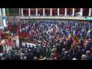A minute's silence for the victims of Hamas attacks in French parliament