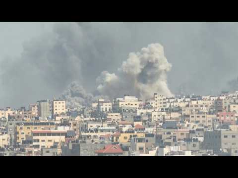 Israeli strikes pummel Gaza for 4th day after Hamas assault