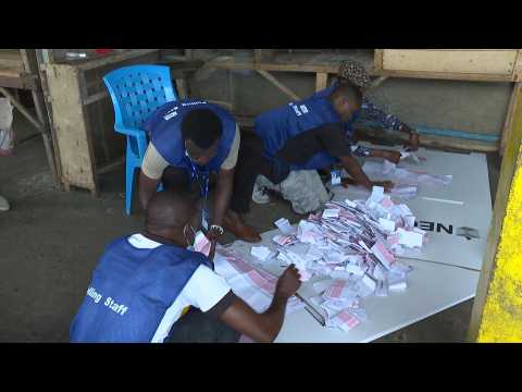 Vote counting begins as polls close in Liberia