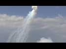Clouds of smoke over Gaza port after Israeli strike
