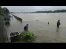 Images show deadly flooding in central Vietnam, two killed