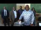DR Congo President Felix Tshisekedi votes in Kinshasa