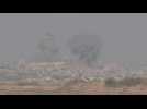 Large explosion seen in Central Gaza from Israel