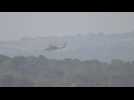 Military activity along the Israel-Gaza border on Christmas Day