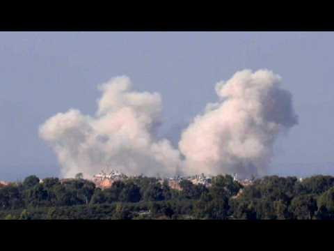 Smoke billows over central Gaza after explosions
