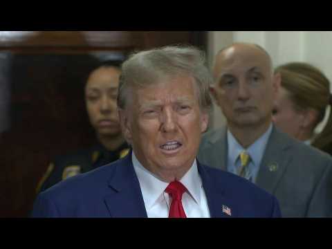 Trump arrives at court for closing arguments in his civil fraud trial