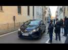 New French government: in front of the Prime Minister's office