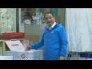 Taiwan opposition leader Hou Yu-ih votes in election