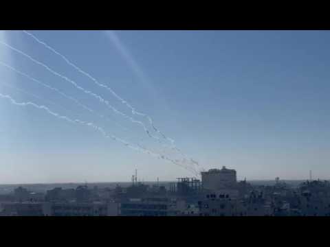 Rockets fired from Gaza towards Israel