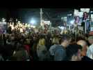 Protest in Tel Aviv calling for the release of Israeli hostages held in Gaza