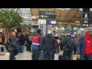 Cancelled Eurostar trains: images at Gare du Nord station in Paris