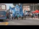 Protest outside Buenos Aires against Milei economic measures