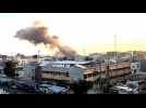 Smoke rises after strikes on Rafah in Gaza