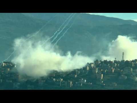 Israeli strikes on Lebanon border amid cross-border exchange of fire