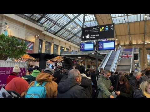 Passengers stranded at Gare du Nord as strike blocks France-UK train travel