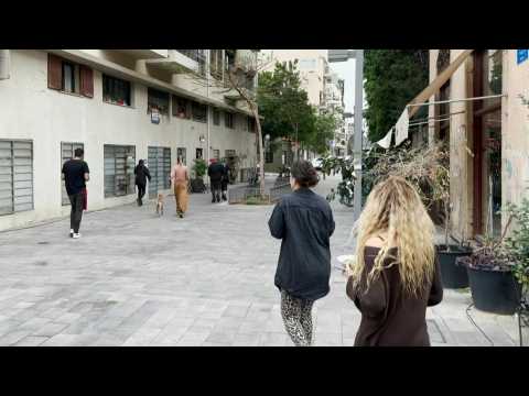 Rocket alarm sounds in Tel Aviv, interceptions heard