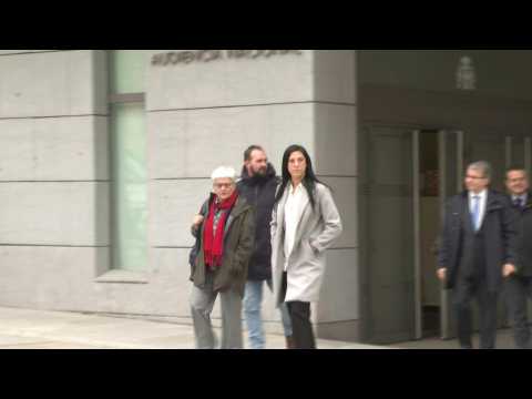 Spanish star Hermoso leaves court after testifying about Rubiales's World Cup kiss