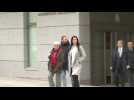 Spanish star Hermoso leaves court after testifying about Rubiales's World Cup kiss