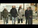 Spanish footballer Jenni Hermoso arrives at High Court in Madrid for hearing in Rubiales case