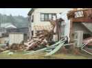 Aftermath of powerful earthquake that hit central Japan on New Year's Day