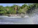 French prime minister travels by boat to remote village in French Guiana