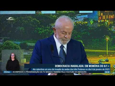 Lula marks first anniversary of Brazil capital riots